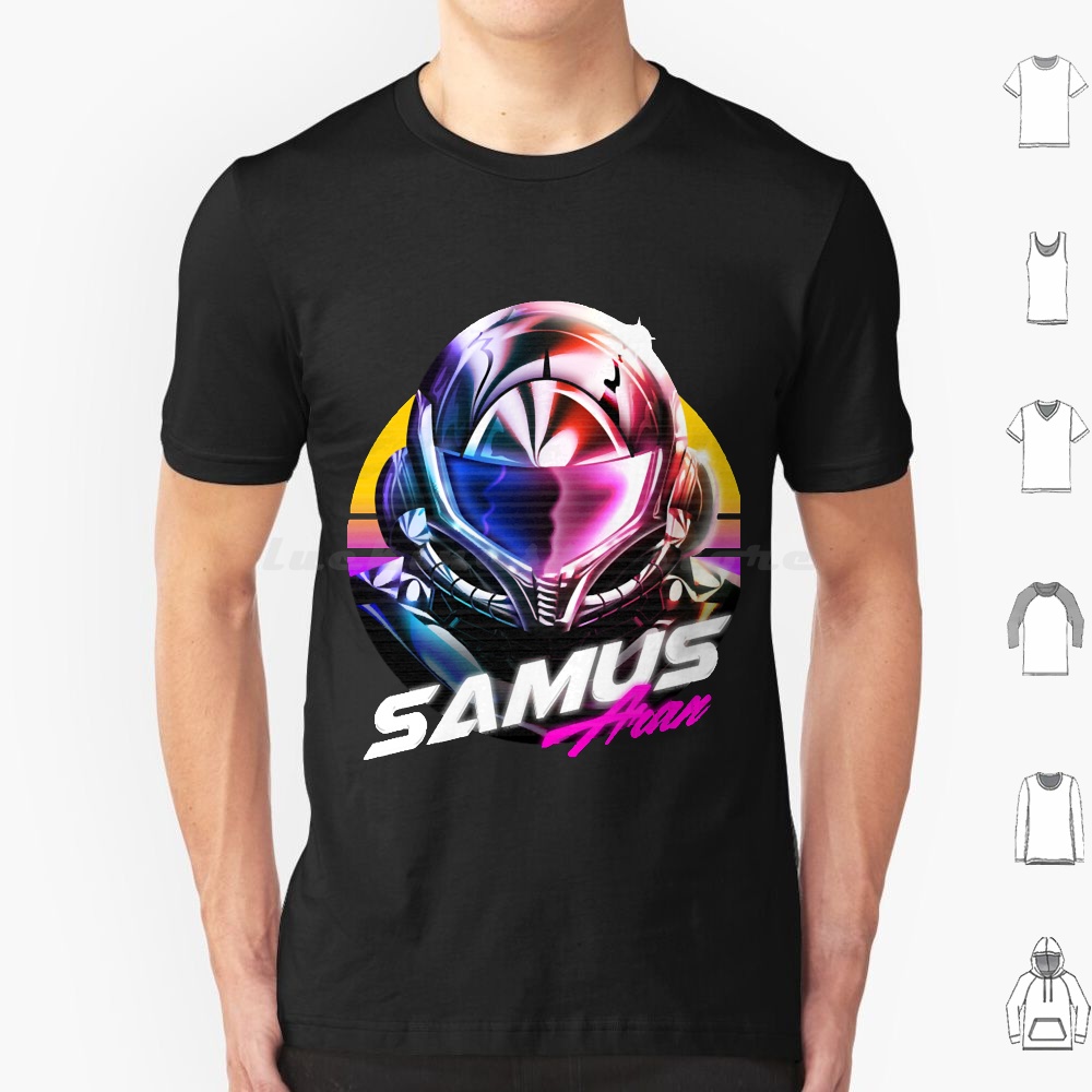Retro Gaming T Shirt - تي شيرت ساموس آران 6xl قطن