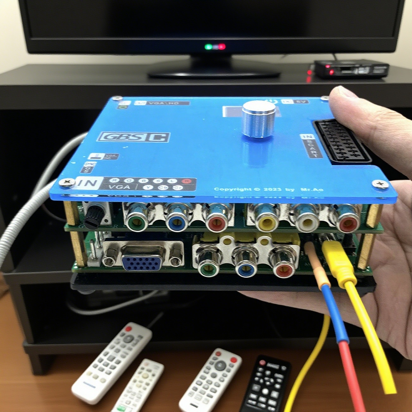 Scart To Hdmi - GBS التحكم لعبة فيديو محول إشارات