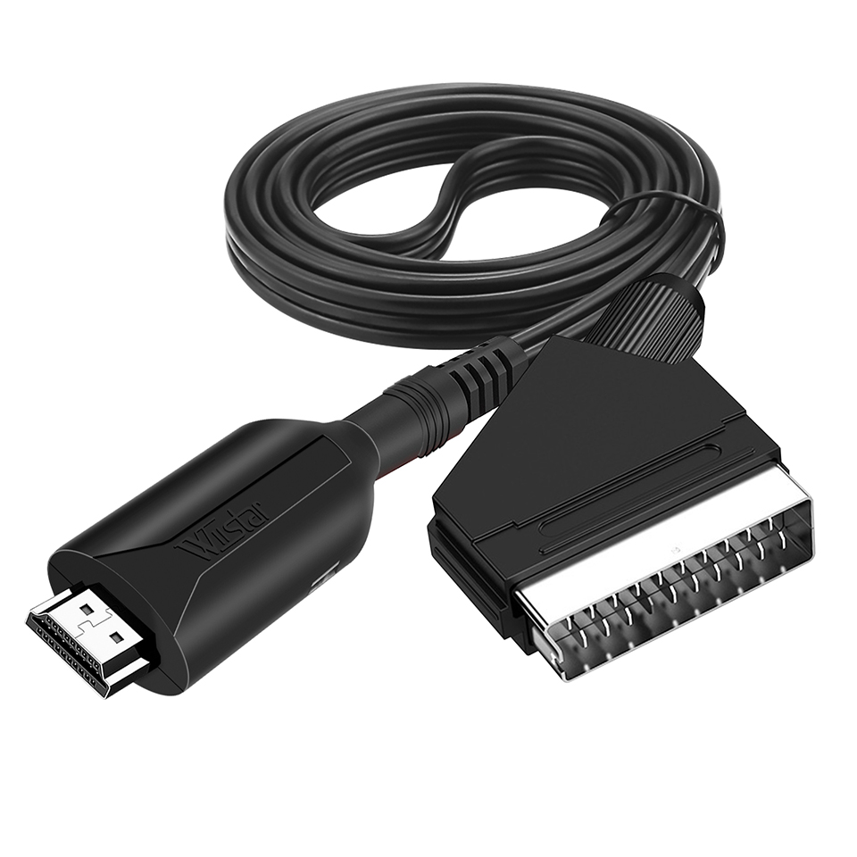 HDMI-متوافق مع محول كابل SCART - مراجعة Scart To Hdmi وسعره