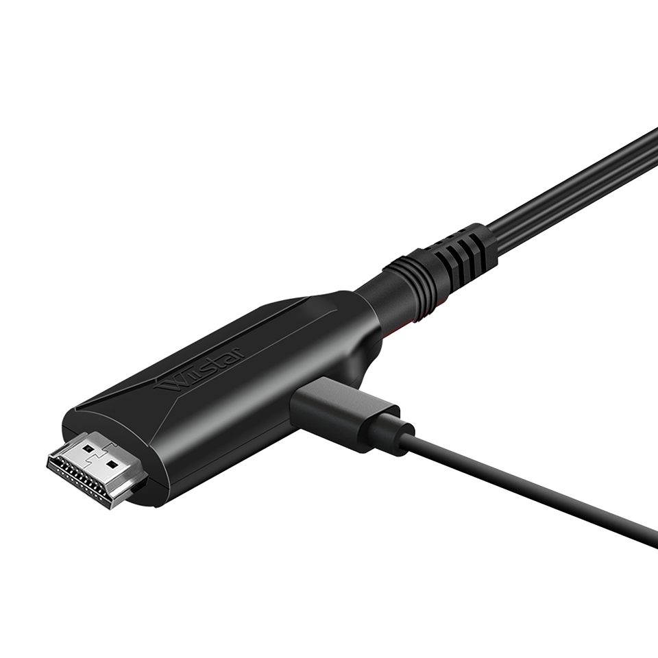 1080P HD HDMI-متوافق مع كابل م - مراجعة Scart To Hdmi وسعره