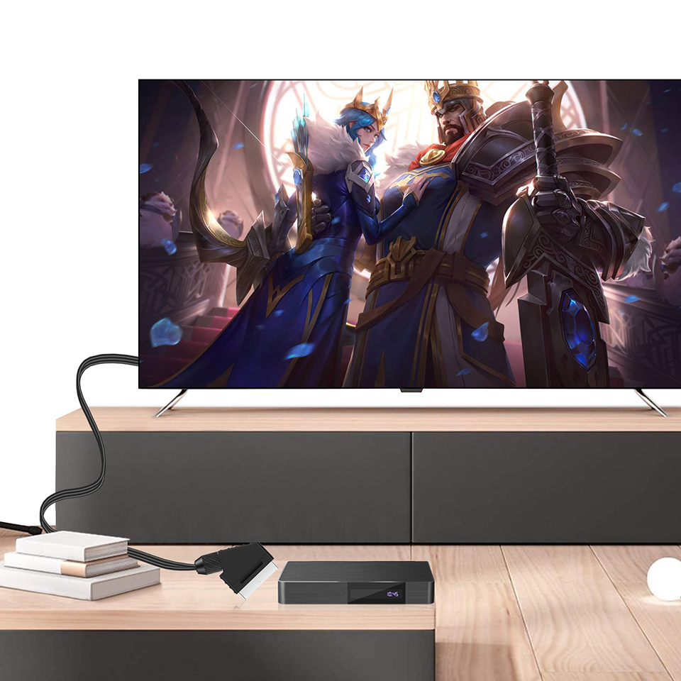 محول سكارت إلى HDMI 1080P محول - مراجعة Scart To Hdmi وسعره