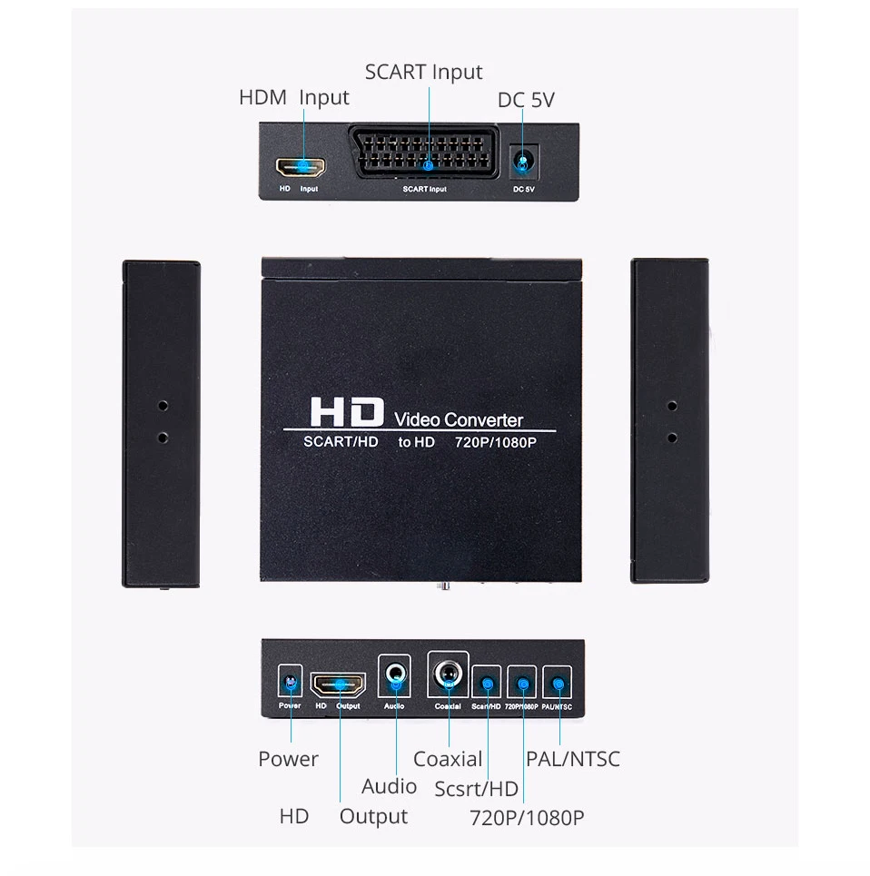 محول فيديو SCART HDMI إلى HDMI - مراجعة Scart To Hdmi وسعره
