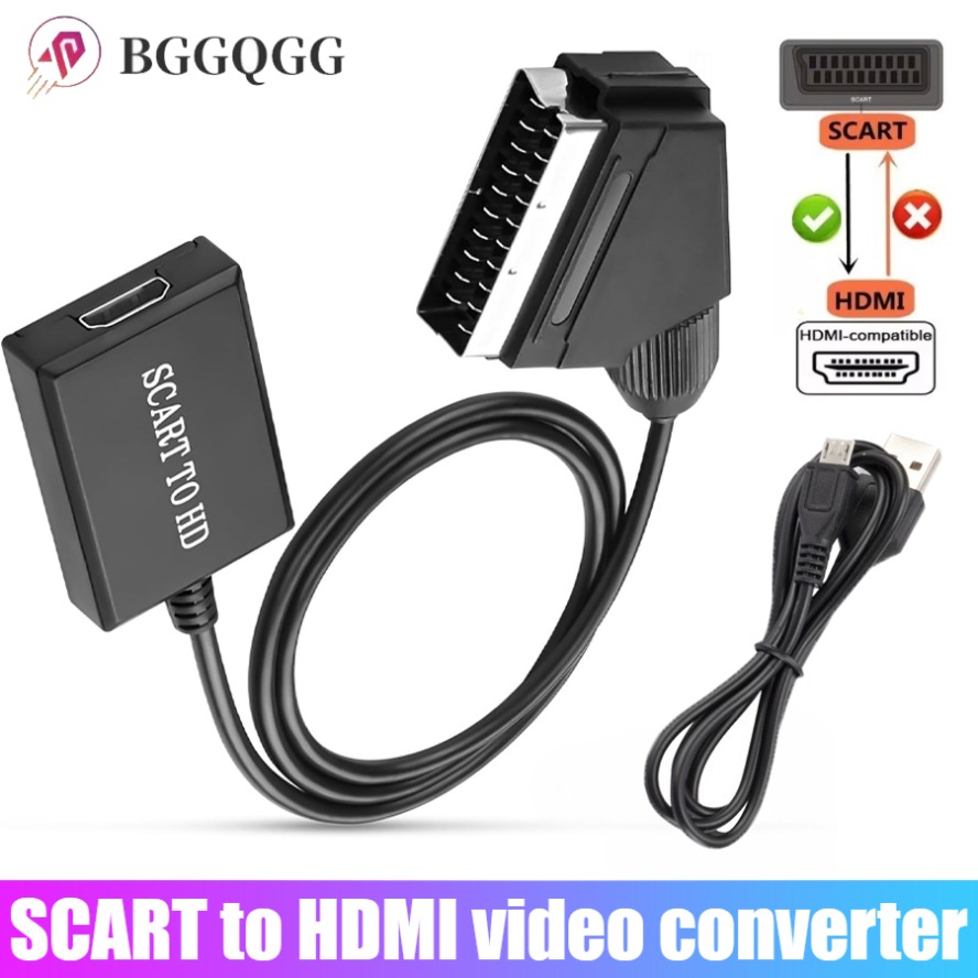 كابل محول صوت عالي الجودة متوا - مراجعة Scart To Hdmi وسعره