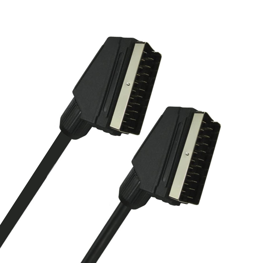 كابل RGB سكارت 21-PIN كابل فيد - مراجعة Scart To Hdmi وسعره